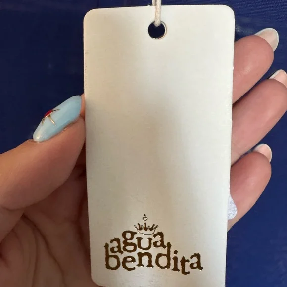 Tropic of C x Agua Bendita Sheer Blue swim cover - Picture 4 of 4